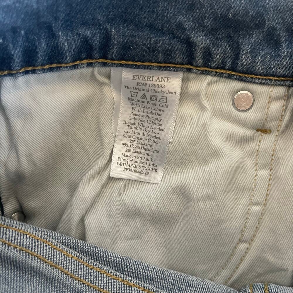 Everlane The Original Cheeky Jean Clean High Rise Clean Hem Cotton Size 26 Crop - Picture 9 of 9